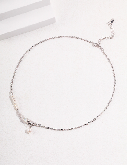 Mystic Crescent Pearl Necklace