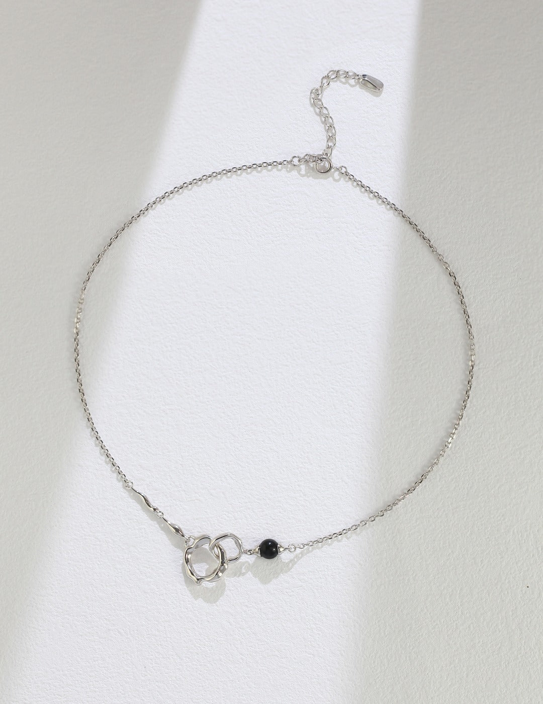 Contemporary Infinity Sterling Necklace