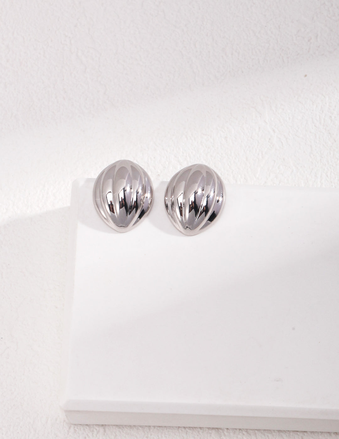 Shell Elegance Sterling Silver Earrings