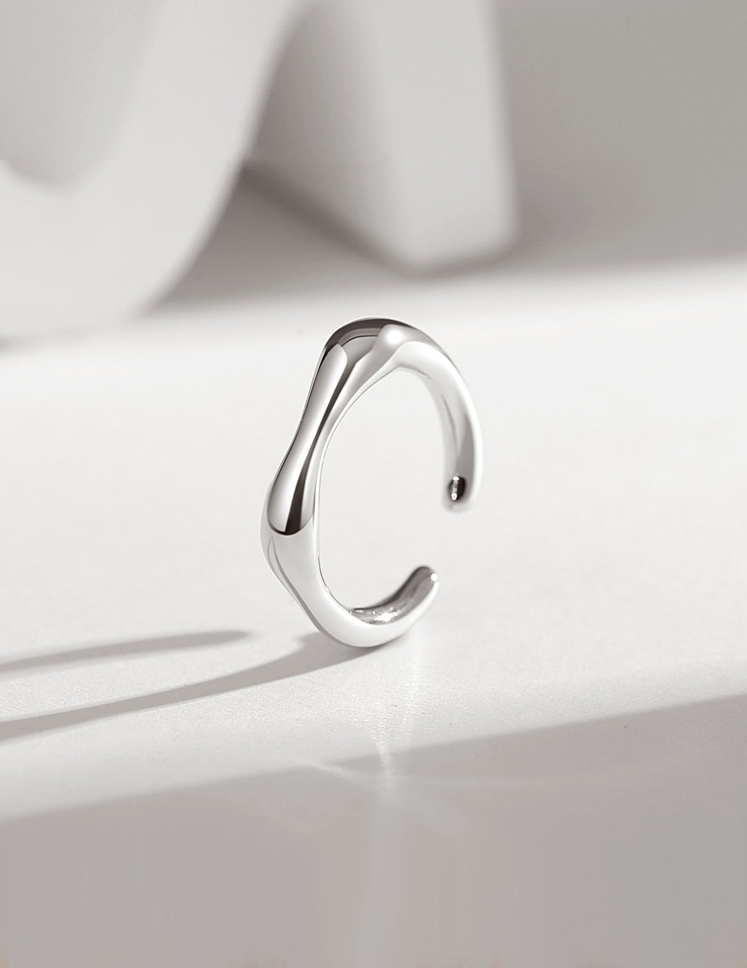 Elegant Harmony Sterling Ring