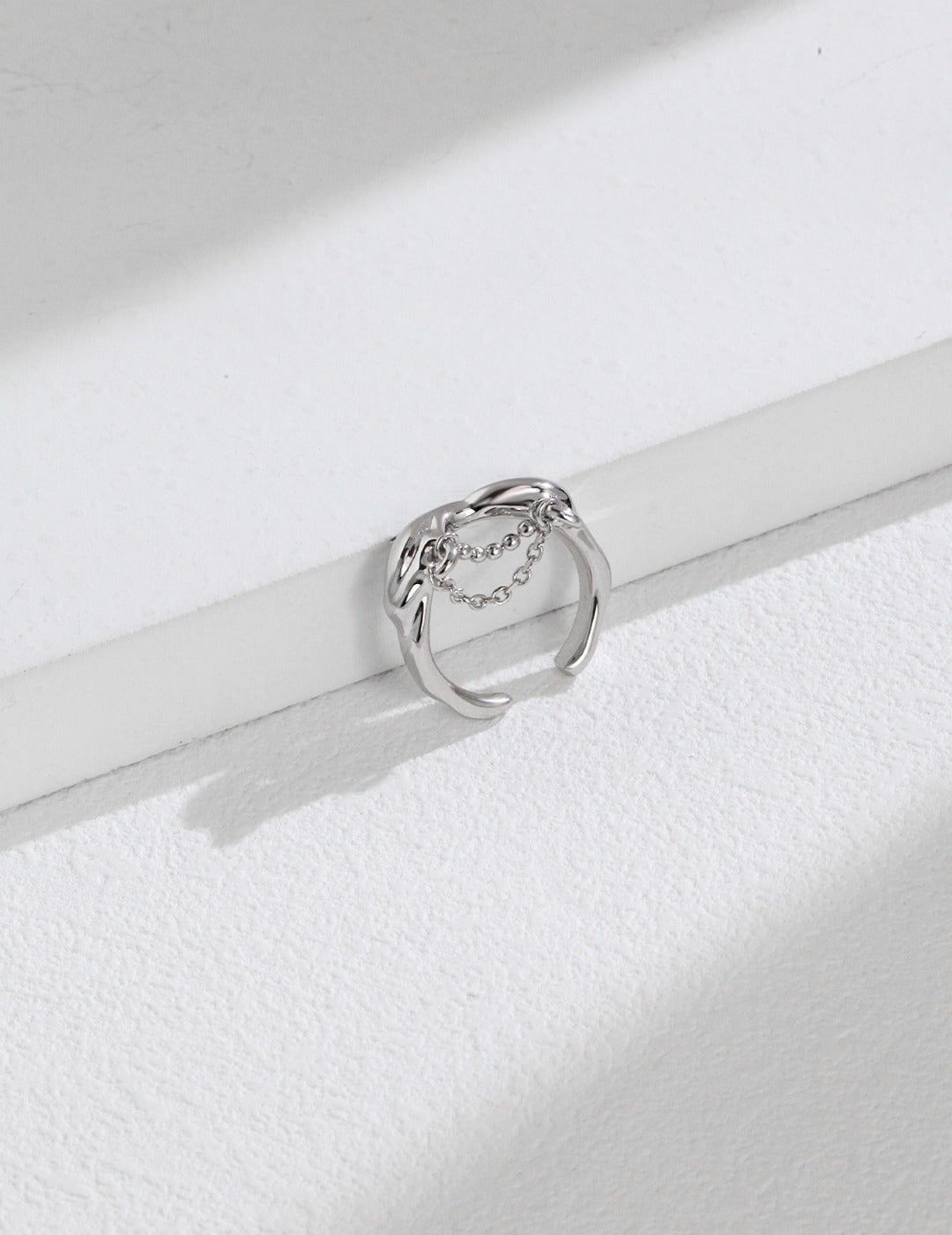 Chic Contemporary Sterling Ring