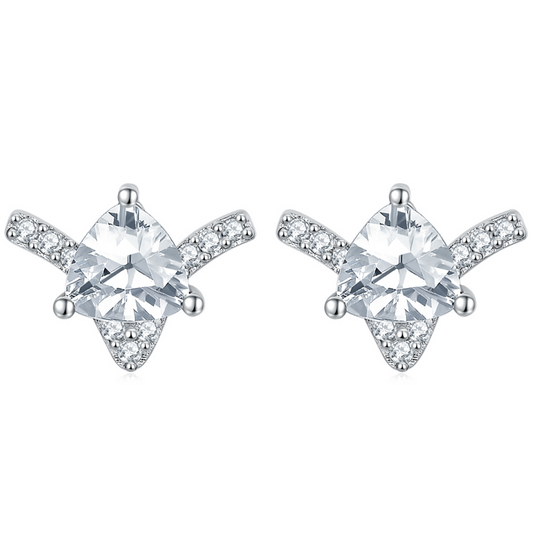 Radiant Sparkle Zirconia Stone Earrings