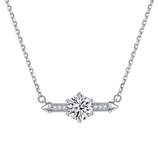 Lustrous Cascade Zirconia Necklace