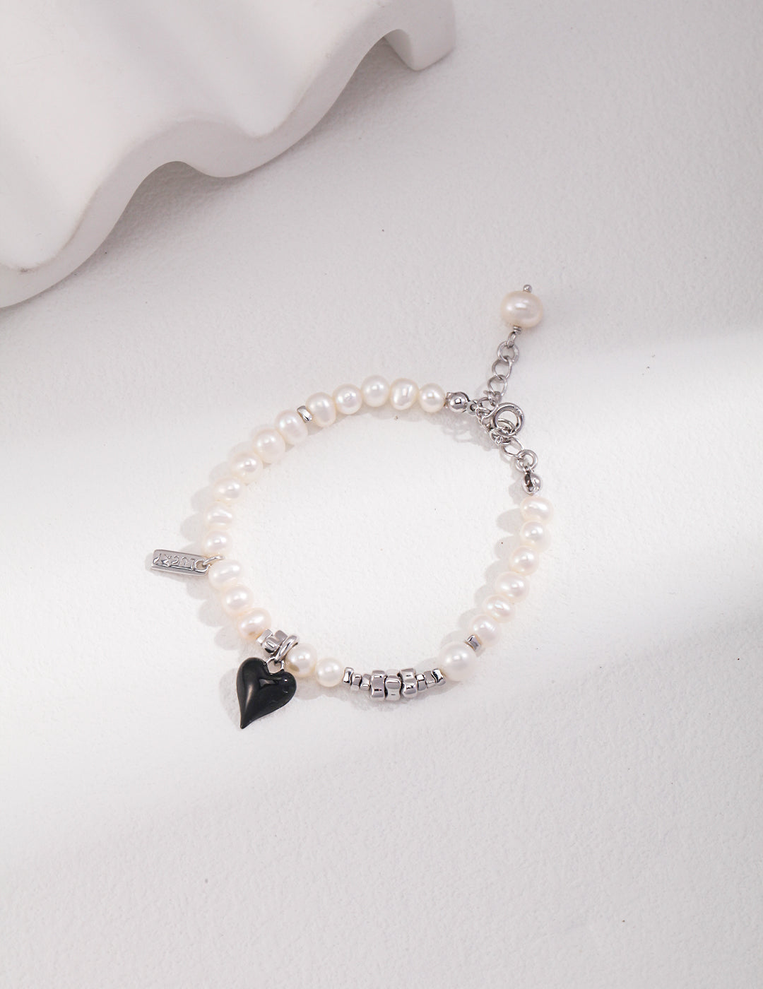 Love Pearl Charm Bracelet