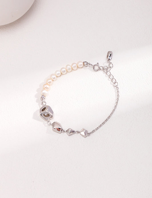 Pearl Harmony Sterling Silver Bracelet