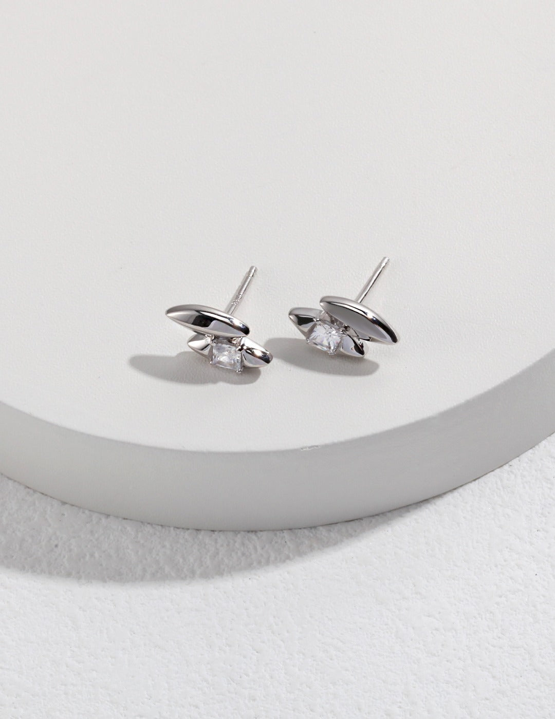 Petite Radiance Sterling Silver Earrings